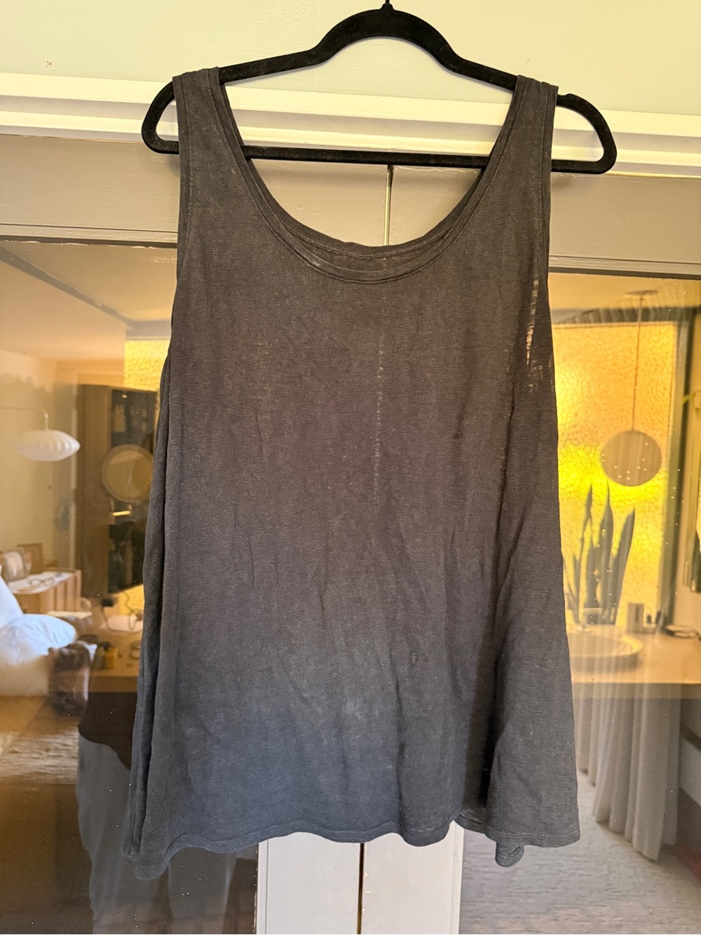 Eileen Fisher linen Tank Top - Black